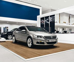 Volkswagen showroom