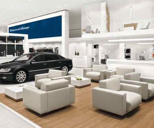 Volkswagen showroom